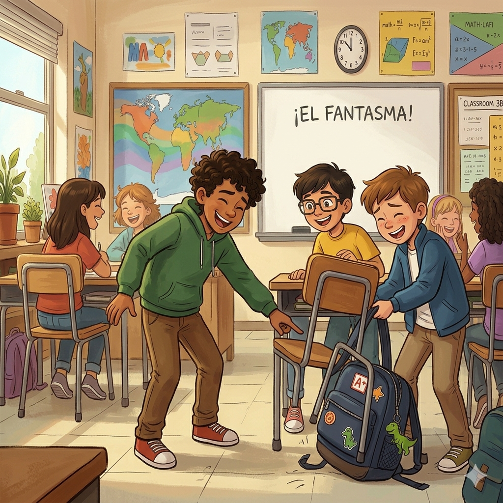 Enfoque interactivo. La historia del fantasma en el aula